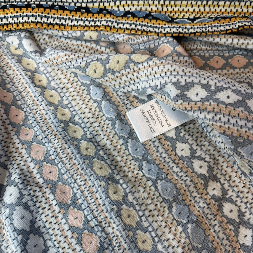 Pacsun Western Hippie Short Sleeve Button Up Shirt Festival - Picture 6 of 6